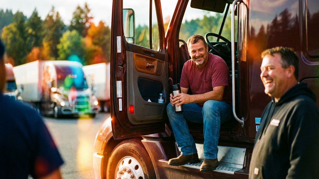 Aire de repos poids lourd : comment elles sont choisies ?